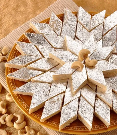 Delicious Kaju Katli at Parkash Sweets in Edmonton, AB